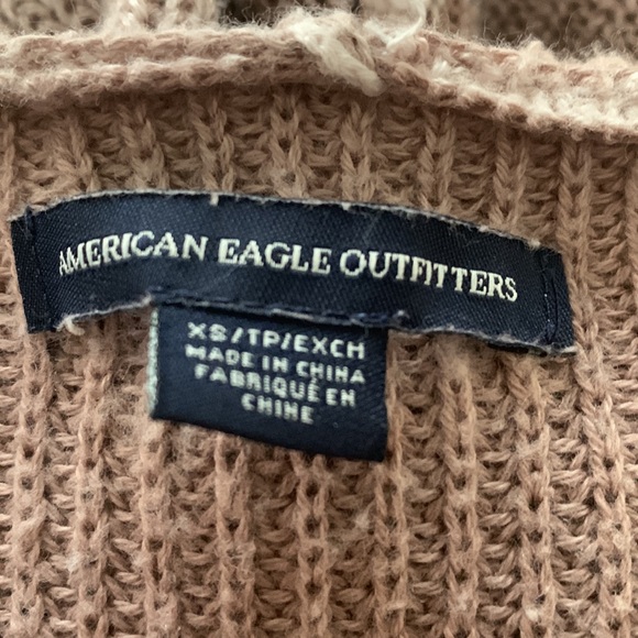 Pink American Eagle hooded sweater - Picture 3 of 3